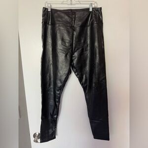 BP Black Faux Leather Pants